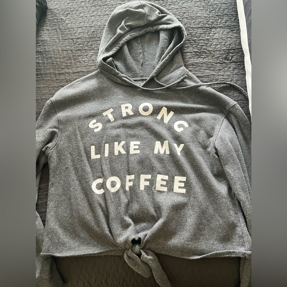 Gold Rush crop hoodie